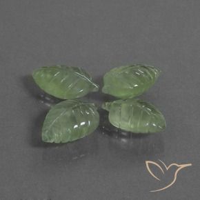 23.51 ct natürliche Mittelgrün Prehnit-Edelsteine, Fantasie, Transparent