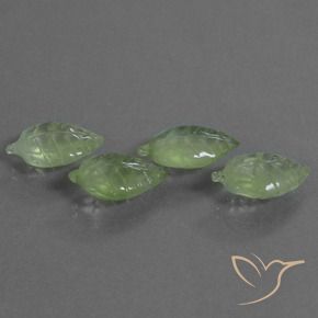24.53 ct natürliche gelb-grün Prehnit-Edelsteine, Fantasie, Transparent