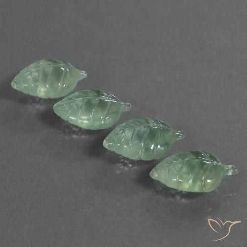 20.20ctw Natürlicher Helles Mintgrün Prehnit, Fantasie, Transparent