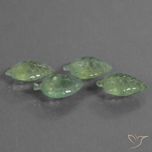 23.84 ct natürliche hellgrün Prehnit-Edelsteine, Fantasie, Transparent