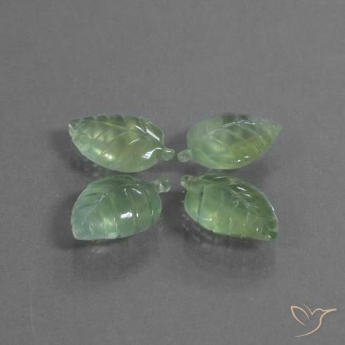 23.84 ct natürliche hellgrün Prehnit-Edelsteine, Fantasie, Transparent