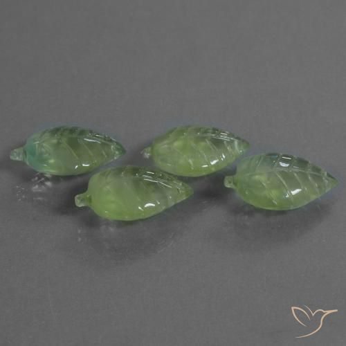35.22 ct natürliche gelblich-grün Prehnit-Edelsteine, Fantasie, Transparent