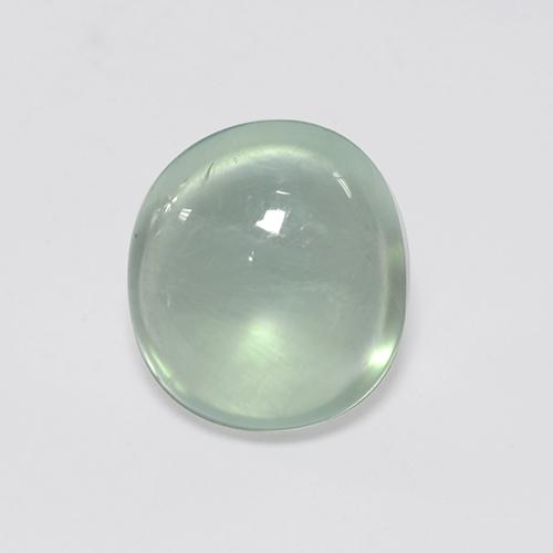 2,95 ctw natürlicher grüner Prehnit, Oval Schliff, Transparent