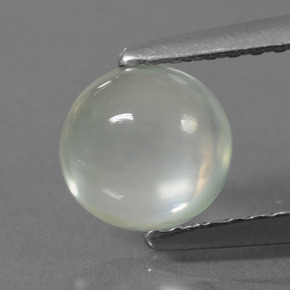 9,17 ctw natürlicher Grün Prehnit, Rund Schliff, Lichtdurchlässig