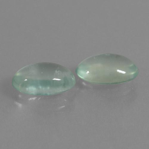 3.57 ct natürliche Helles Mintgrün Prehnit-Edelsteine, Oval, Lichtdurchlässig