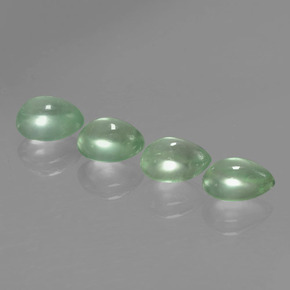 4,62 ct natürliche grüner Prehnit-Edelsteine, Birnenform, Lichtdurchlässig