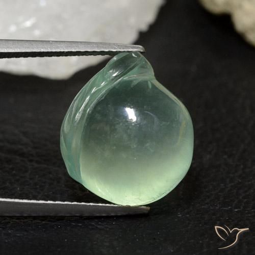 17.83ct Natürlicher mintgrün Prehnit, Fantasie, Transparent