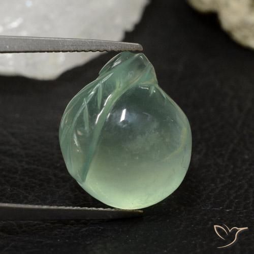 9,17 ctw natürlicher mintgrün Prehnit, Fantasie, Transparent