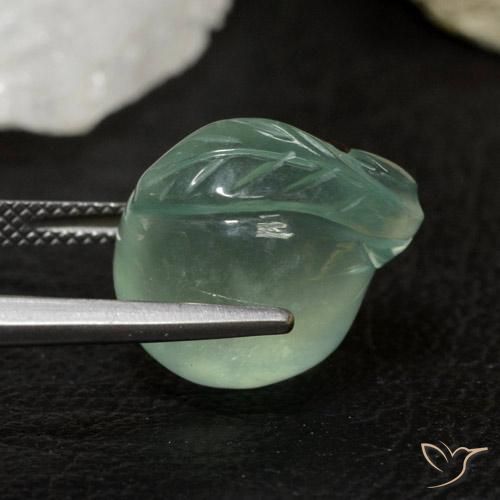 9,17 ctw natürlicher mintgrün Prehnit, Fantasie, Transparent