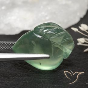 9,17 ctw natürlicher Erdiges Grün Prehnit, Fantasie, Transparent