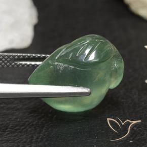 9,17 ctw natürlicher Kühles Grün Prehnit, Fantasie, Transparent