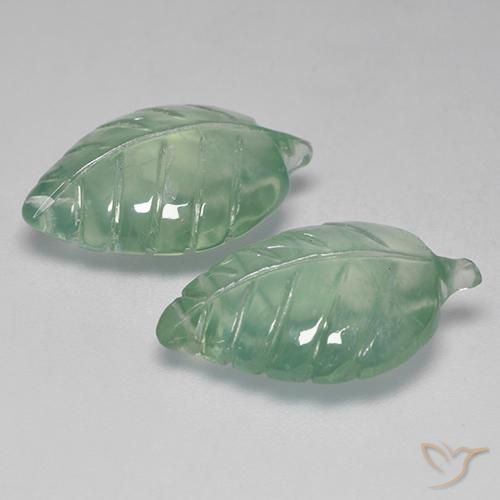 15.01 ct natürliche mintgrün Prehnit-Edelsteine, Fantasie, Transparent