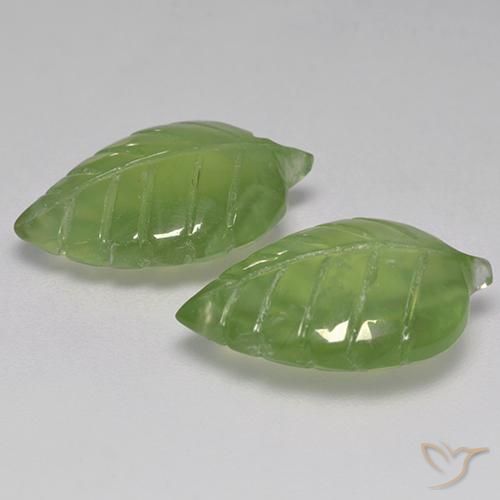 13.81 ct natürliche gelblich-grün Prehnit-Edelsteine, Fantasie, Transparent