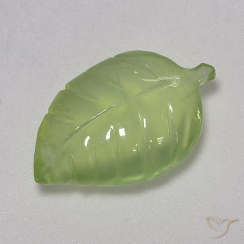 9,17 ctw natürlicher limettengrün Prehnit, Fantasie, Transparent