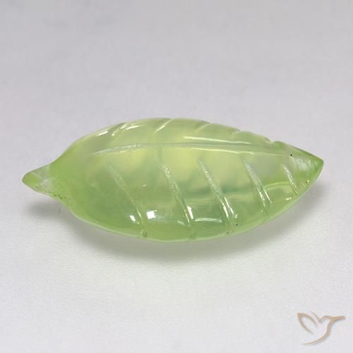 9,17 ctw natürlicher limettengrün Prehnit, Fantasie, Transparent