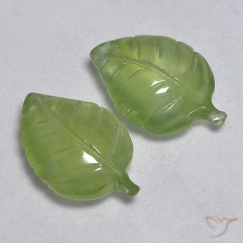 8.53 ct natürliche gelblich-grün Prehnit-Edelsteine, Fantasie, Transparent