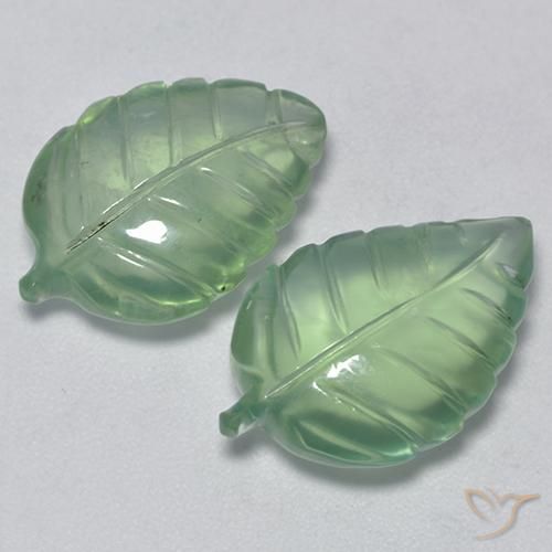 14.38 ct natürliche Warmes Grün Prehnit-Edelsteine, Fantasie, Transparent