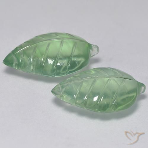 14.38 ct natürliche Warmes Grün Prehnit-Edelsteine, Fantasie, Transparent