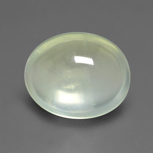 2,50 ctw natürlicher grüner Prehnit, Oval Schliff, Transparent