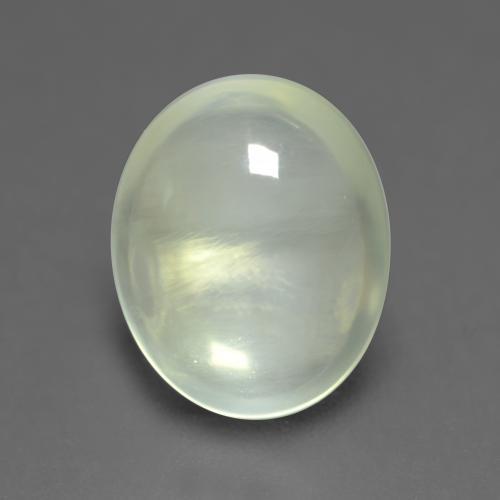 2,50 ctw natürlicher grüner Prehnit, Oval Schliff, Transparent