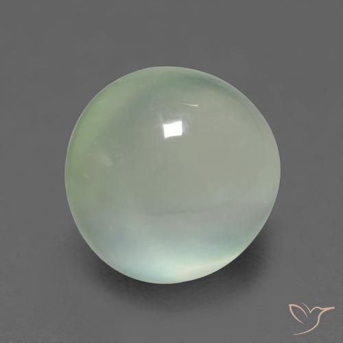 9,17 ctw natürlicher Sehr helles Salbeigrün Prehnit, Oval, Transparent
