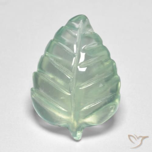 5.48ct Natürlicher Hellgelb Grün Prehnit, Fantasie, Transparent