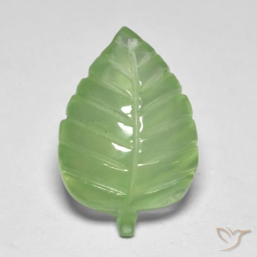 5.85ct Natürlicher gelblich-grün Prehnit, Fantasie, Transparent