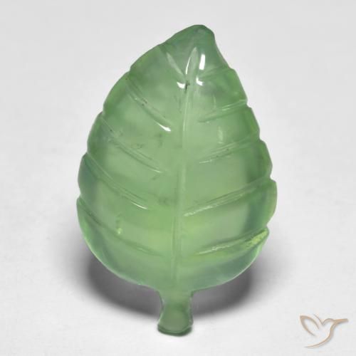 8.13ct Natürlicher gelblich-grün Prehnit, Fantasie, Transparent