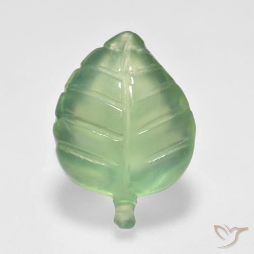 6.06ct Natürlicher Birnengrün Prehnit, Fantasie, Transparent