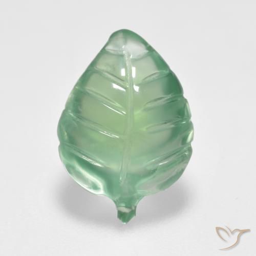 5.43ct Natürlicher Kühles Grün Prehnit, Fantasie, Transparent