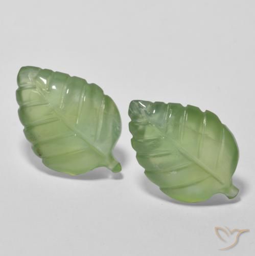 13.11 ct natürliche limettengrün Prehnit-Edelsteine, Fantasie, Transparent