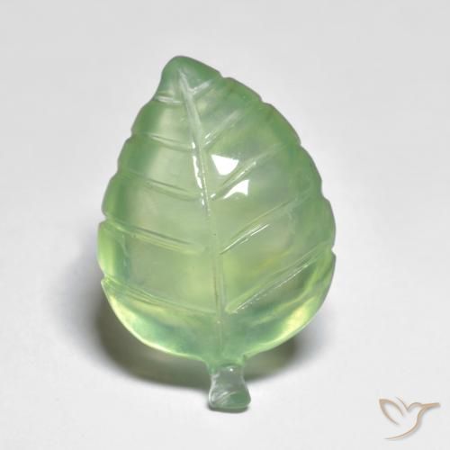 9.68ct Natürlicher gelb-grün Prehnit, Fantasie, Transparent