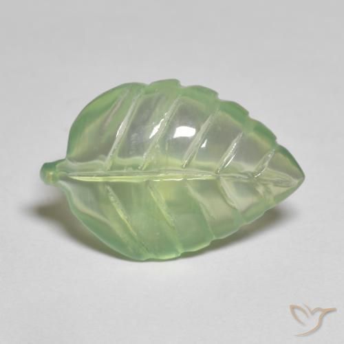 7.31ct Natürlicher gelb-grün Prehnit, Fantasie, Transparent