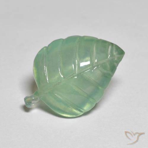 9,17 ctw natürlicher Helle Minze Prehnit, Fantasie, Transparent