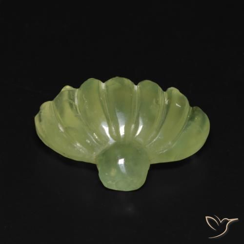 10.00ct Natürlicher limettengrün Prehnit, Fantasie, Lichtdurchlässig