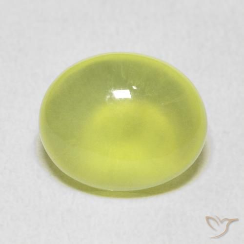 9,17 ctw natürlicher limettengrün Prehnit, Oval, Transparent