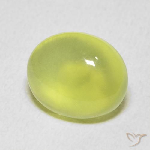 9,17 ctw natürlicher limettengrün Prehnit, Oval, Transparent