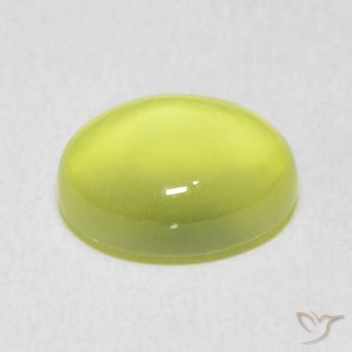 9,17 ctw natürlicher limettengrün Prehnit, Oval, Transparent