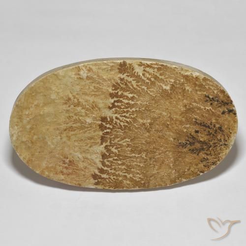 114.72ct Natürlicher Mehrfarbig Psilomelan-Dendriten, Oval, Lichtundurchlässig