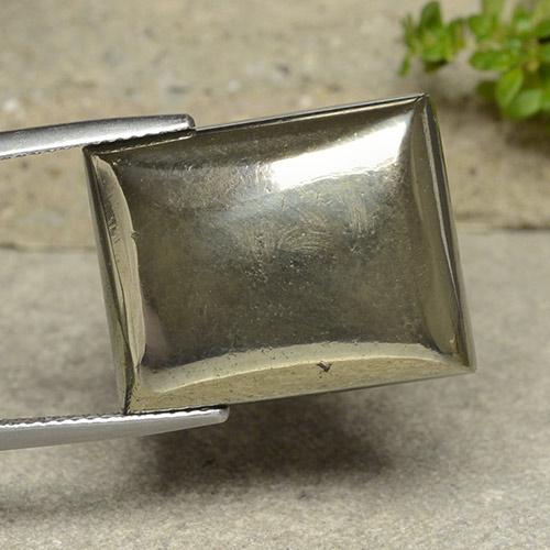 9,17 ctw natürlicher Golden Pyrit, Baguette, Lichtundurchlässig