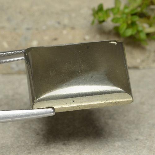 9,17 ctw natürlicher Golden Pyrit, Baguette, Lichtundurchlässig