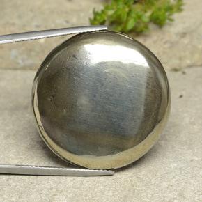 9,17 ctw natürlicher Golden Pyrit, Rund Schliff, Lichtundurchlässig