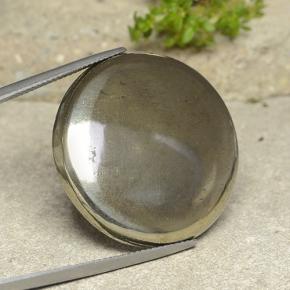 9,17 ctw natürlicher Golden Pyrit, Rund Schliff, Lichtundurchlässig