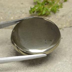 9,17 ctw natürlicher Golden Pyrit, Rund Schliff, Lichtundurchlässig