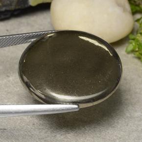 9,17 ctw natürlicher Mehrfarbig Pyrit, Rund Schliff, Lichtundurchlässig