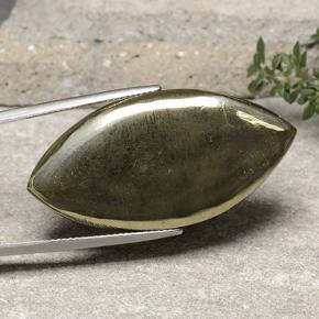 9,17 ctw natürlicher Golden Pyrit, Marquise, Lichtundurchlässig