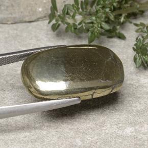 9,17 ctw natürlicher Golden Pyrit, Oval Schliff, Lichtundurchlässig