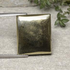 9,17 ctw natürlicher Golden Pyrit, Baguette, Lichtundurchlässig