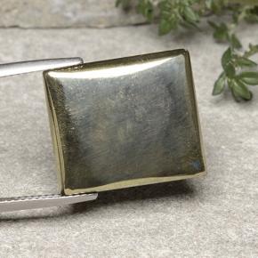 9,17 ctw natürlicher Golden Pyrit, Baguette, Lichtundurchlässig