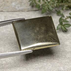 9,17 ctw natürlicher Golden Pyrit, Baguette, Lichtundurchlässig